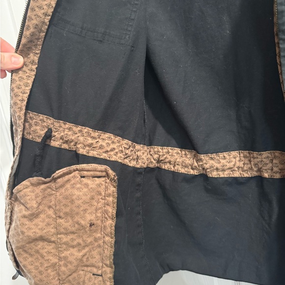 Columbia Black Utility Jacket with Brown Details - Picture 3 of 4